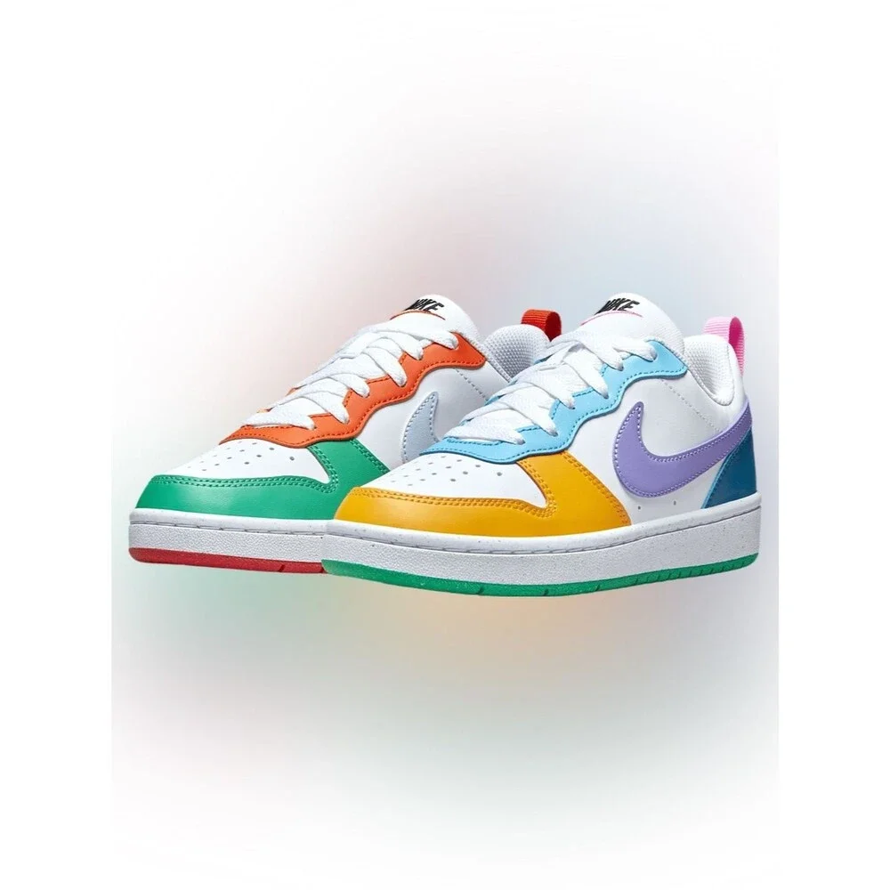 Nike Court Borough Low Recraft Lace Up Sneakers GS Multi / Color Size 6Y